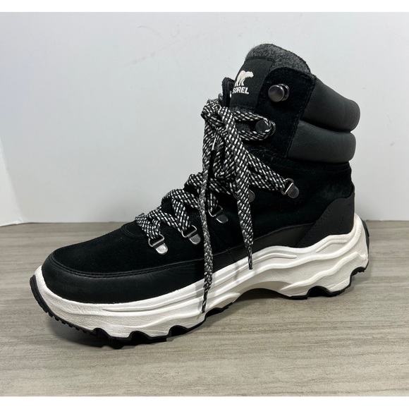 Sorel Kinetic RNEGD Conquest Sneaker Boots Leather High Top Lace Up Booties - Picture 8 of 10